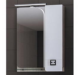 Шкаф зеркальный Vigo Bruno 102-600 60 см кантри/белый