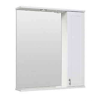 Шкаф зеркальный Runo Мерида 70 см