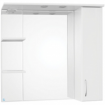 Шкаф зеркальный Style Line Эко Стандарт Панда 750-2/C 75 см