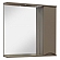 Шкаф зеркальный Runo Афина 80 см бежевый