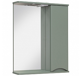 Шкаф зеркальный Runo Афина 60 см цемент