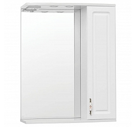 Шкаф зеркальный Style Line Олеандр-2 65/С люкс 65 см белый