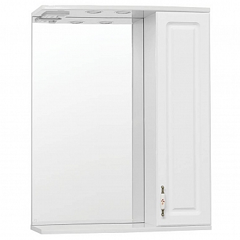 Шкаф зеркальный Style Line Олеандр-2 65/С люкс 65 см белый