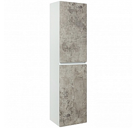 Пенал Runo Манхэттен 35 см белый/серый бетон