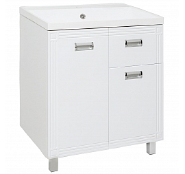 Тумба с умывальником Runo Карат 70 см