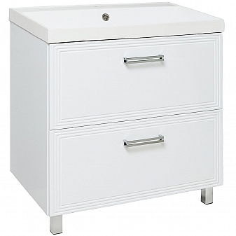 Тумба с умывальником Runo Олимпия 80 см