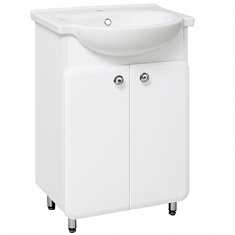 Тумба с умывальником Runo Капри 55 см