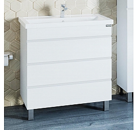 Тумба с умывальником Санта Марс 80 см напольная