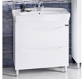 Тумба с умывальником Санта Сатурн 85 см напольная