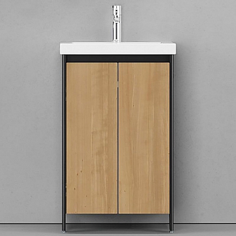 Тумба с умывальником Velvex Klaufs 50.2D-617.217 50 см напольная