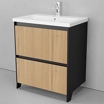 Тумба с умывальником Velvex Klaufs 70.2Y-617.217 70 см напольная