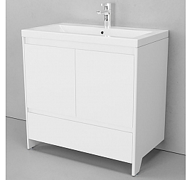 Тумба с умывальником Velvex Klaufs 80.2D.1Y-616.216 80 см напольная