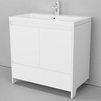 Тумба с умывальником Velvex Klaufs 80.2D.1Y-616.216 80 см напольная