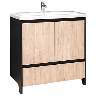 Тумба с умывальником Velvex Klaufs 80.2D.1Y-617.217 80 см напольная