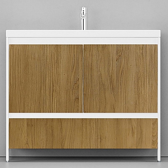 Тумба с умывальником Velvex Klaufs 100.2D.1Y-617.216 100 см напольная