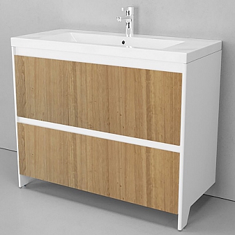 Тумба с умывальником Velvex Klaufs 100.2Y-617.216 100 см напольная