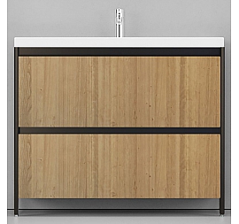 Тумба с умывальником Velvex Klaufs 100.2Y-617.217 100 см напольная