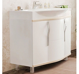Тумба с умывальником Velvex Line 100 100 см