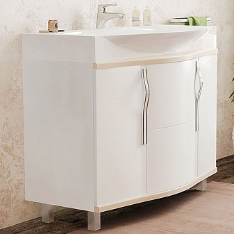 Тумба с умывальником Velvex Line 100 100 см