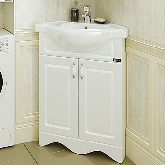 Тумба с умывальником Санта Верона 65 см угловая