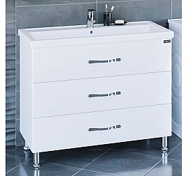 Тумба с умывальником Санта Виктория 700131N 100 см