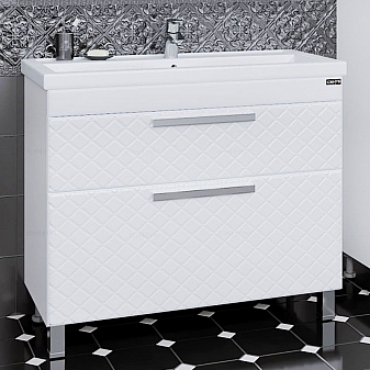 Тумба с умывальником Санта Калипсо 217011лN 100 см