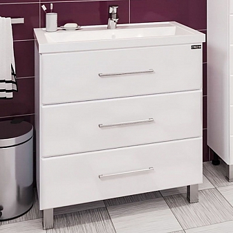 Тумба с умывальником Санта Омега 207006 80 см