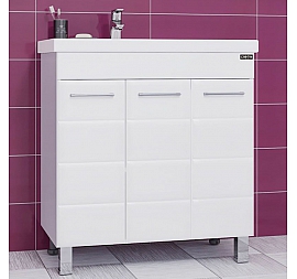 Тумба с умывальником Санта Омега 207051 80 см