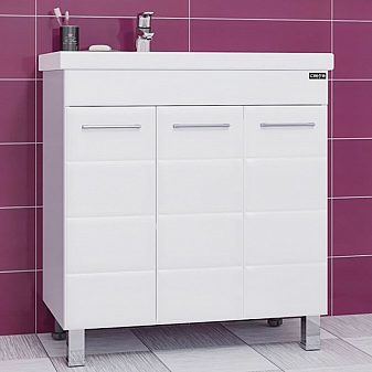 Тумба с умывальником Санта Омега 207051 80 см