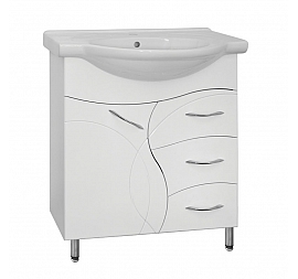 Тумба с умывальником Style Line Амелия 75 см