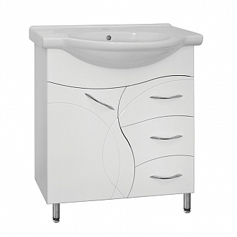 Тумба с умывальником Style Line Амелия 75 см