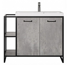 Тумба с умывальником Style Line Лофт 80/100 R