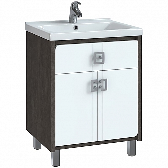 Тумба с умывальником Vigo Bruno 1-600 60 см антик/белый