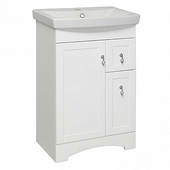 Тумба с умывальником Runo Мерида 55 см