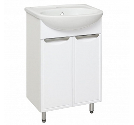 Тумба с умывальником Runo Комфорт 00-00000733 50 см белый