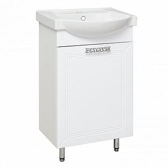 Тумба с умывальником Runo Монро 00-00000456 50 см белый