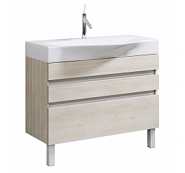 Тумба с умывальником Aqwella 5 stars Bergamo Ber.01.08/n/A 80 см акация