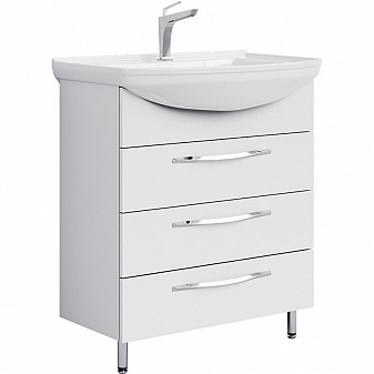 Тумба с умывальником Aqwella Classic Аллегро Agr.01.07/3 75 см