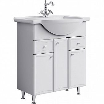 Тумба с умывальником Aqwella Classic Барселона Люкс BA0107K 75 см