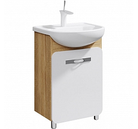 Тумба с умывальником Aqwella Classic Вега Veg.01.05 55 см дуб сонома