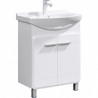 Тумба с умывальником Aqwella Classic Корсика Kor.01.06 65 см белая