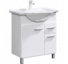 Тумба с умывальником Aqwella Classic Корсика KOR0107 75 см белая