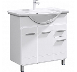 Тумба с умывальником Aqwella Classic Корсика KOR0108 85 см белая