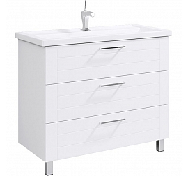 Тумба с умывальником Aqwella Classic Манчестер MAN01103 100 см белая