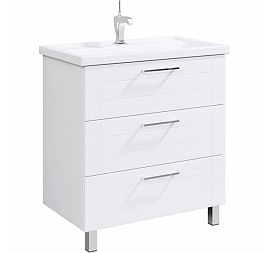 Тумба с умывальником Aqwella Classic Манчестер MAN01083 80 см белая