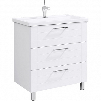 Тумба с умывальником Aqwella Classic Манчестер MAN01083 80 см белый