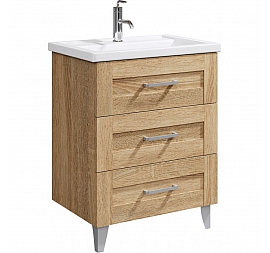 Тумба с умывальником Aqwella Classic Фостер FOS01073DS 70 см дуб сонома