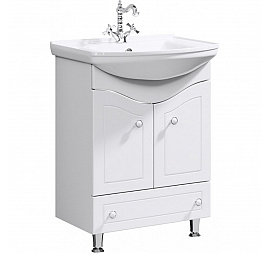 Тумба с умывальником Aqwella Classic Франческа FR0106 65 см белая