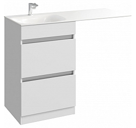 Тумба с умывальником Aqwella Classic Форма FOR01052 115 см белая