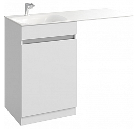 Тумба с умывальником Aqwella Classic Форма FOR0105KL 115 см белая